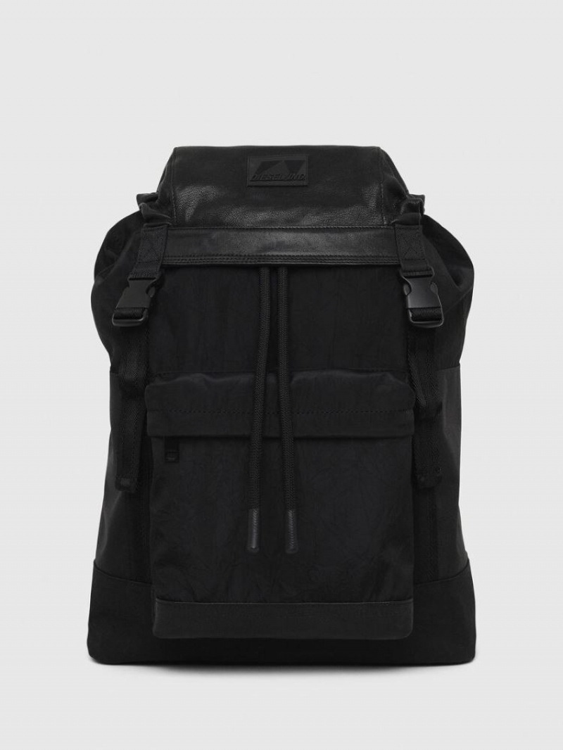 Black Diesel Vyskio Men\'s Backpack | 04756XWMH