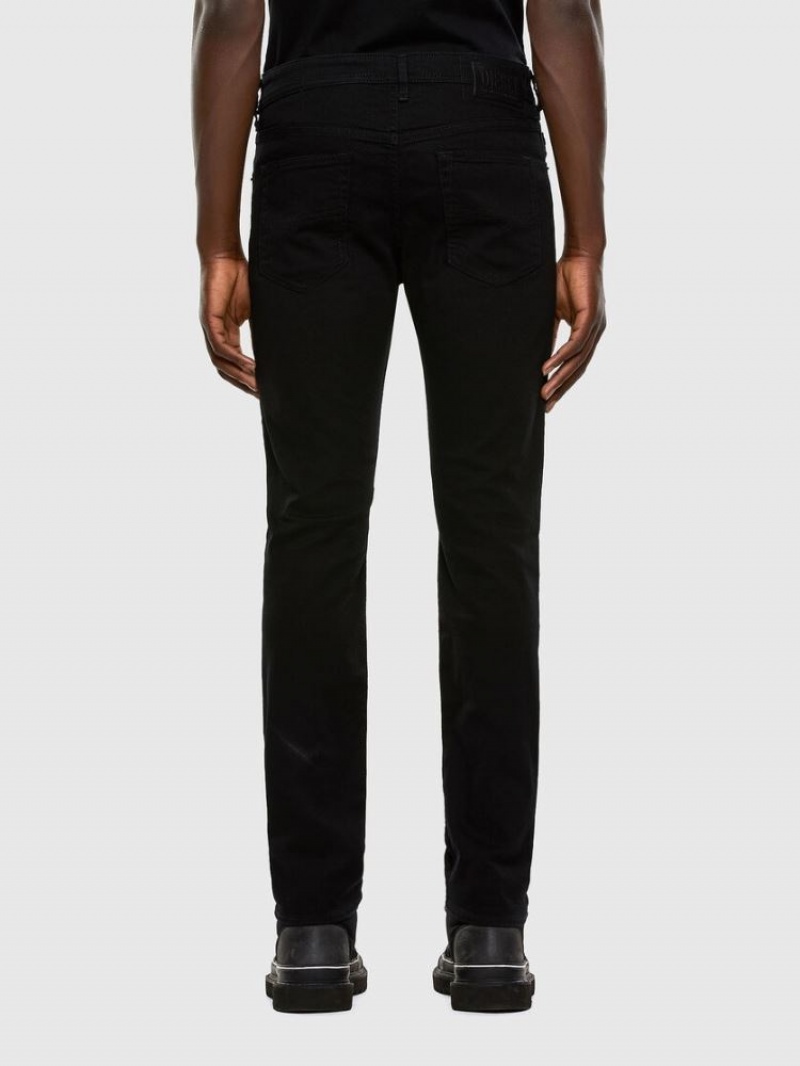 Black / Dark Grey Diesel Buster Men's Tapered Jeans | 35204MGES