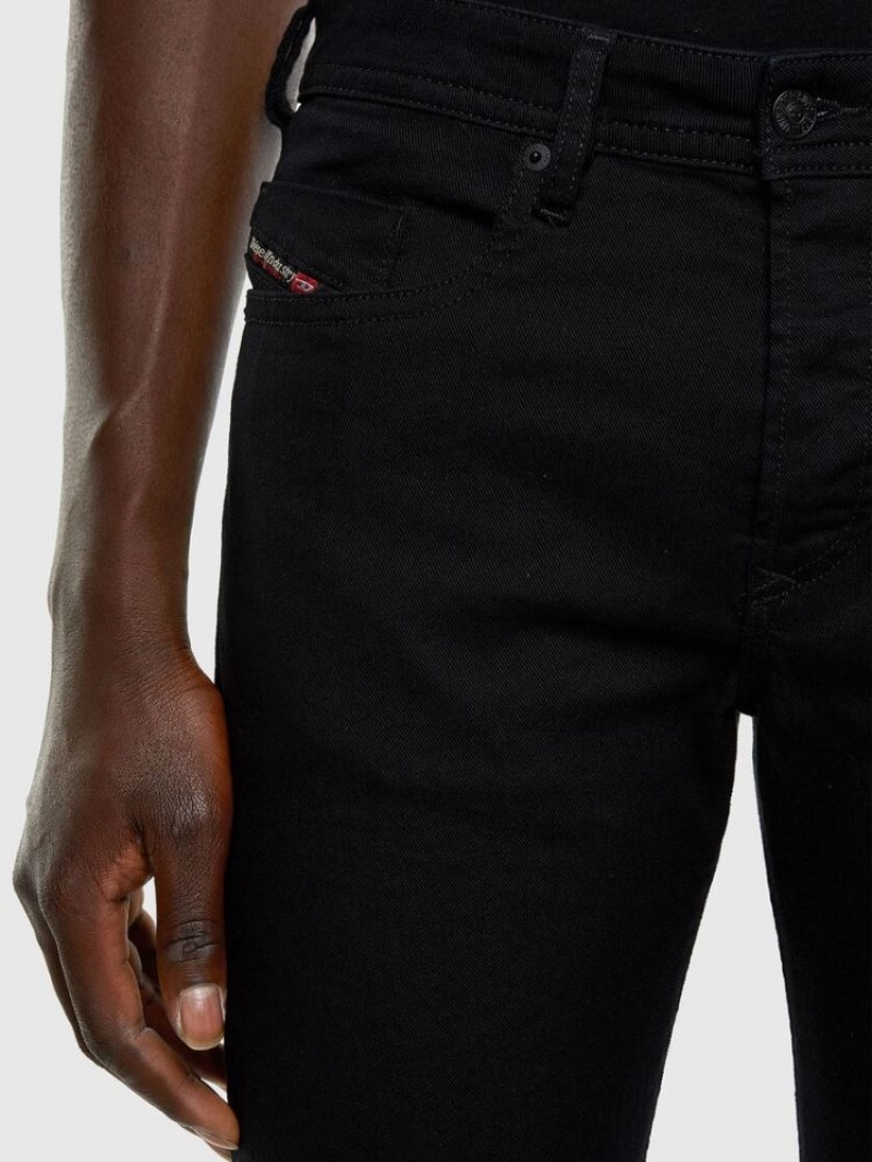 Black / Dark Grey Diesel Buster Men's Tapered Jeans | 35204MGES