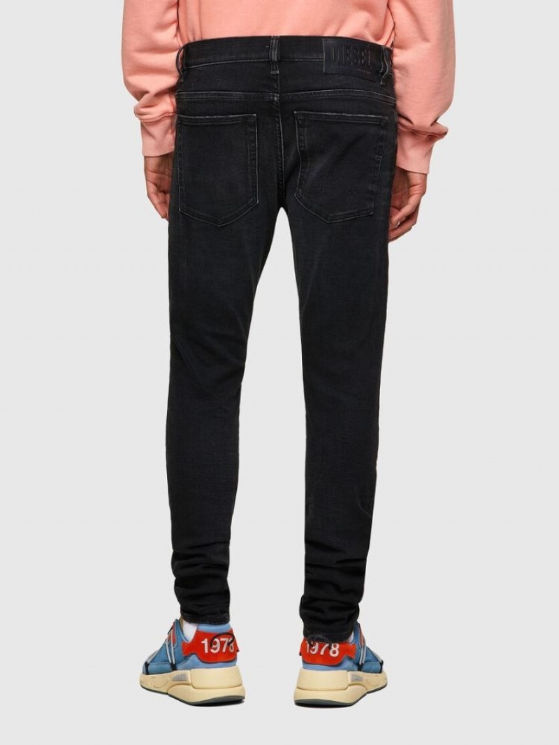 Black / Dark Grey Diesel D Amny Men's Skinny Jeans | 52716VMLW