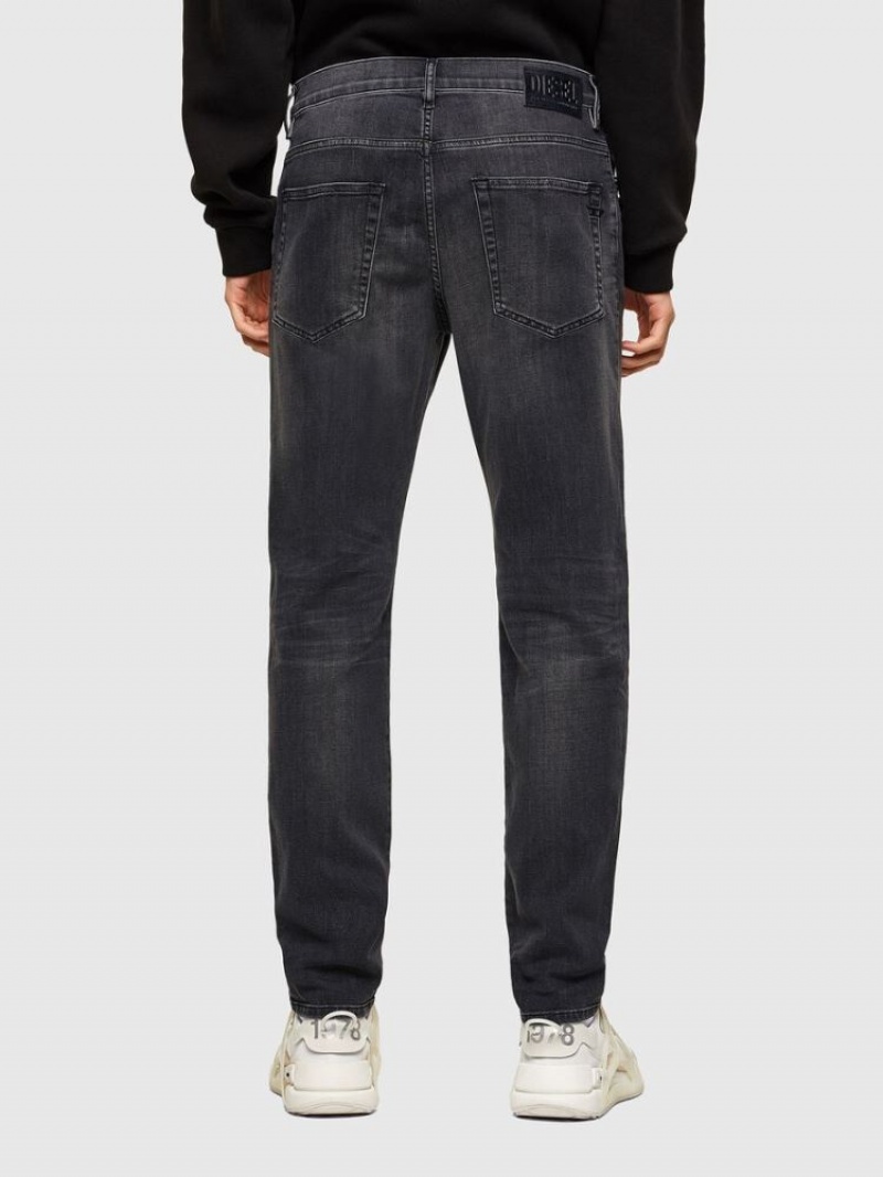 Black / Dark Grey Diesel D Fining Men's Tapered Jeans | 76104DYVQ