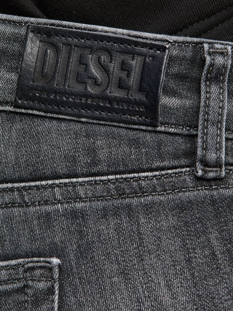 Black / Dark Grey Diesel D Ollies Slim Women's Joggjeans | 71925LZMX