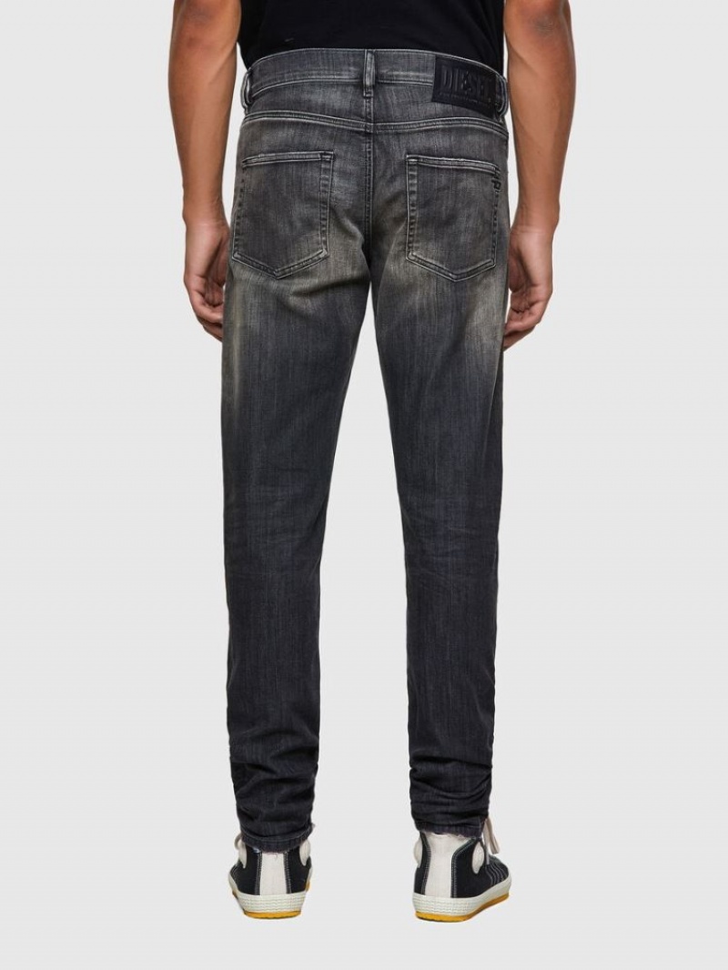 Black / Dark Grey Diesel D Strukt Slim Men's Joggjeans | 62905DFTW