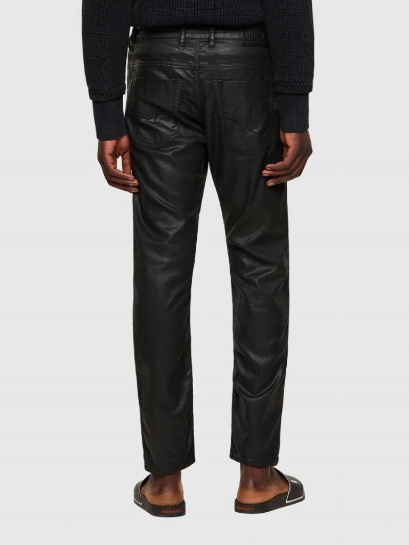 Black / Dark Grey Diesel Krooley Tapered Men's Joggjeans | 30692PUKA