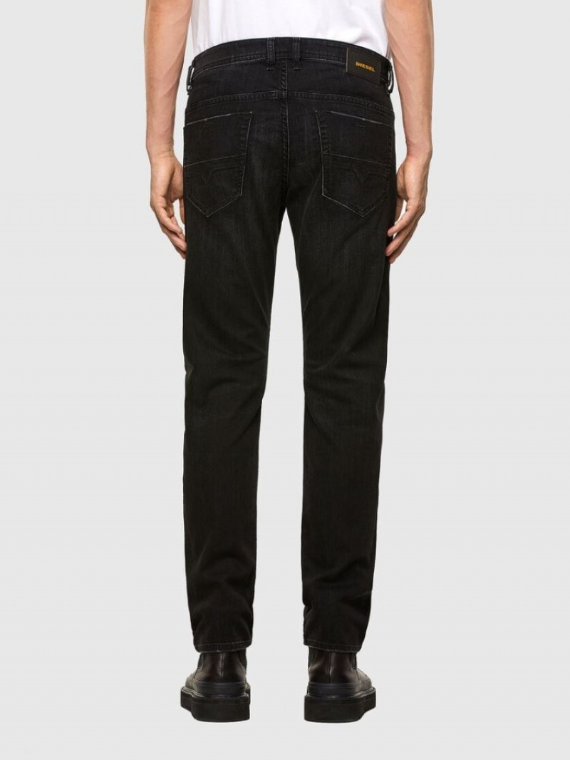 Black / Dark Grey Diesel Thommer Men's Slim Jeans | 39051HOVD