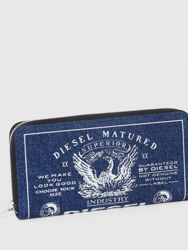 Blue Diesel 24 Zip Men's Wallets | 96185VWMF