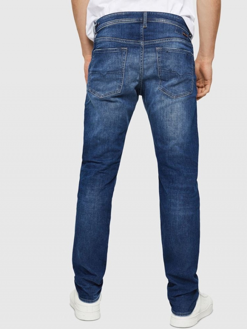 Blue Diesel Buster Men's Tapered Jeans | 09761QXMK