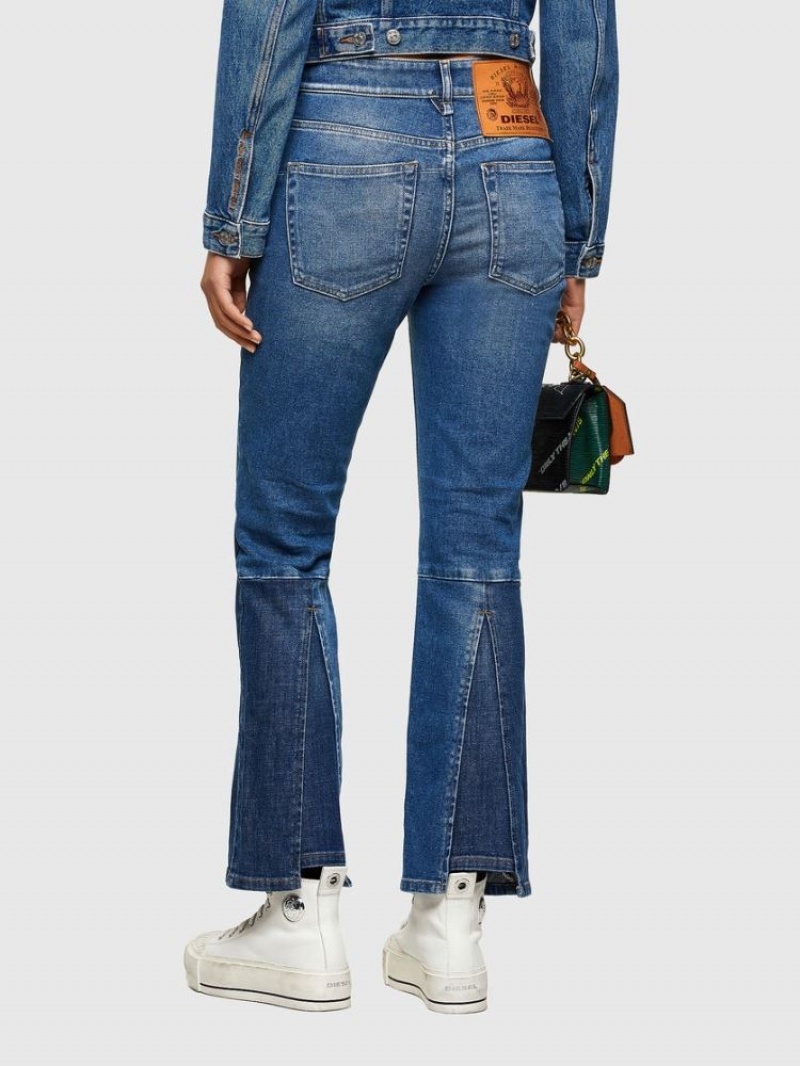 Blue Diesel D Earlie Women's Bootcut Jeans | 46395QOMF