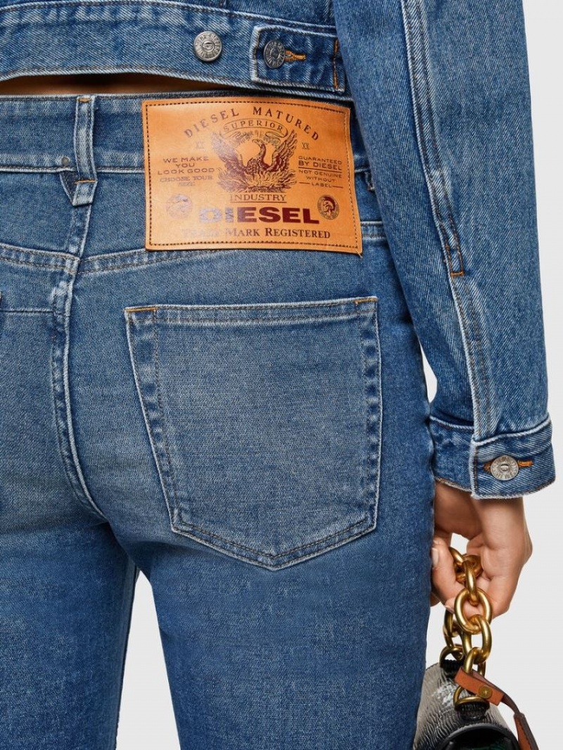 Blue Diesel D Earlie Women's Bootcut Jeans | 46395QOMF