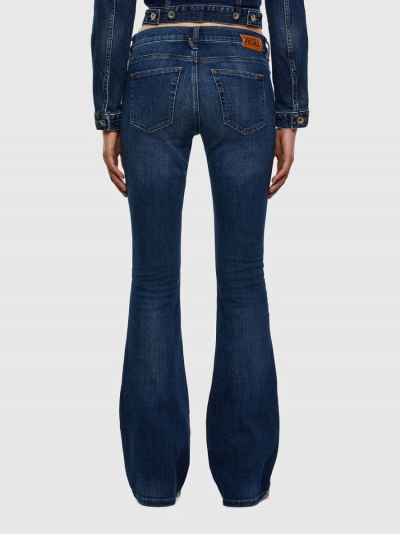 Blue Diesel D Ebbey Women's Bootcut Jeans | 39758FHUI