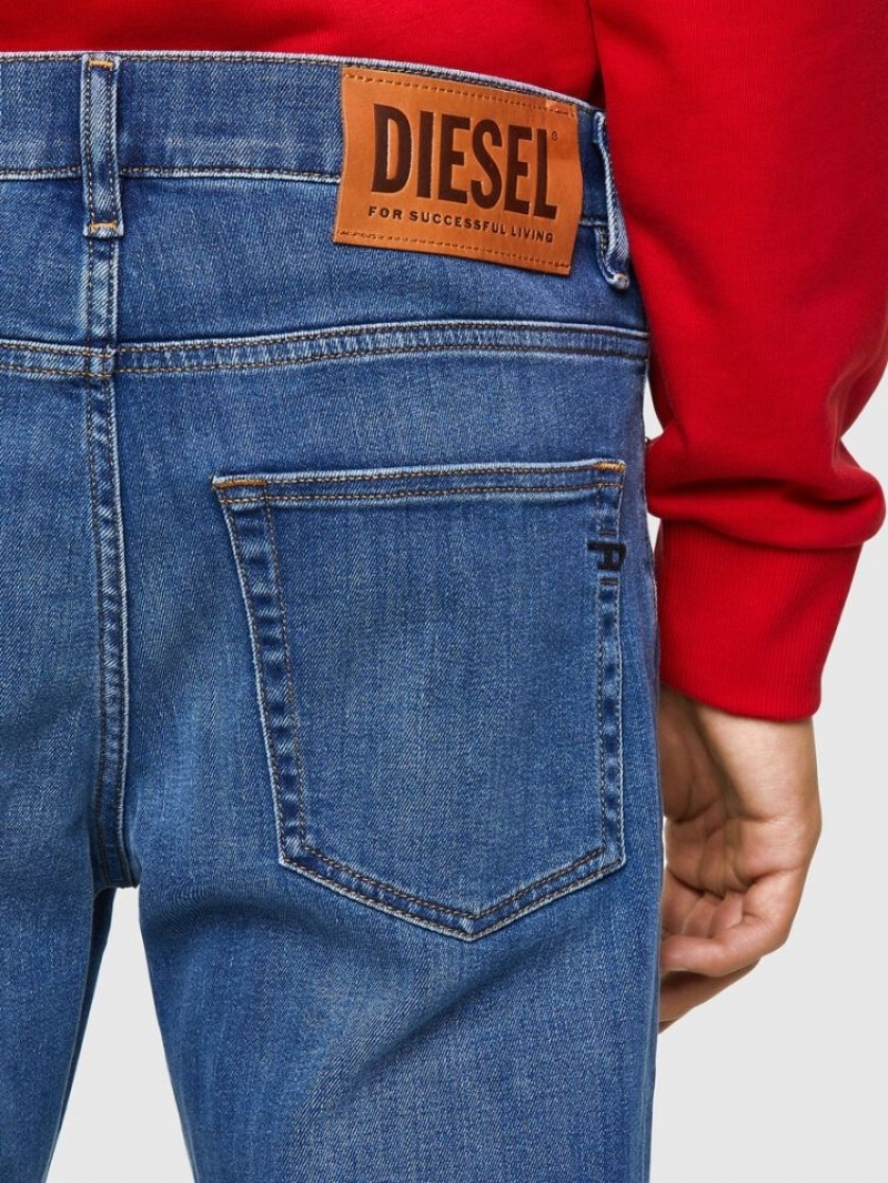 Blue Diesel D Fining Men's Tapered Jeans | 12453RDKF