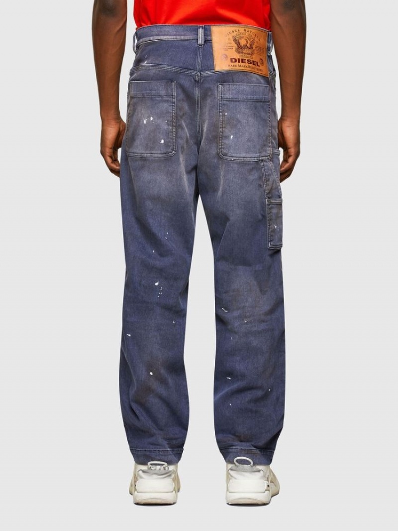 Blue Diesel D Franky Men's Straight Jeans | 72613BPVE