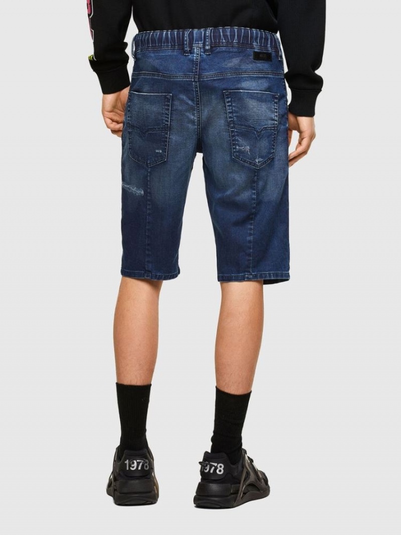 Blue Diesel D Krooshor Men's Denim Shorts | 57834YTDZ