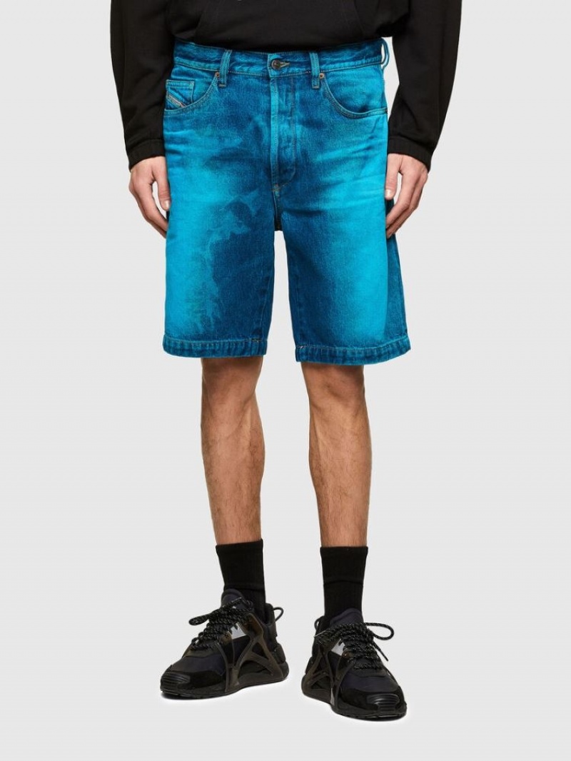 Blue Diesel D Macs Short Sp Men\'s Denim Shorts | 41295AJIQ