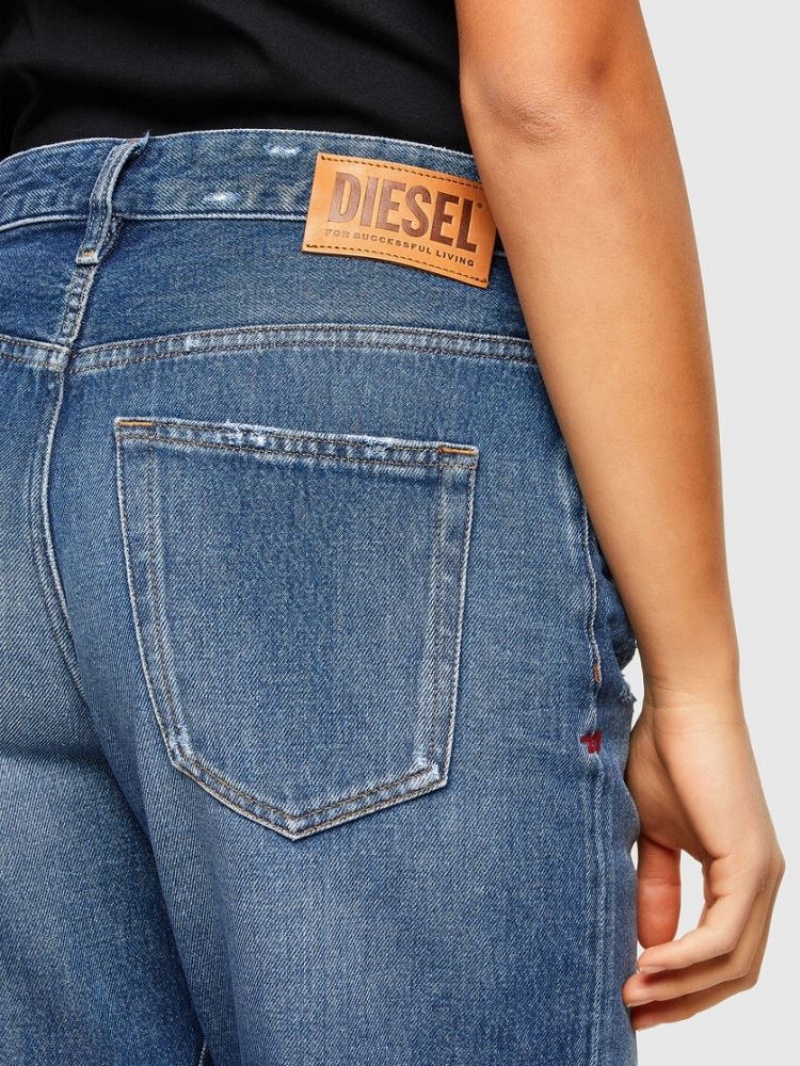 Blue Diesel D Reggy Women's Straight Jeans | 05192SXYL