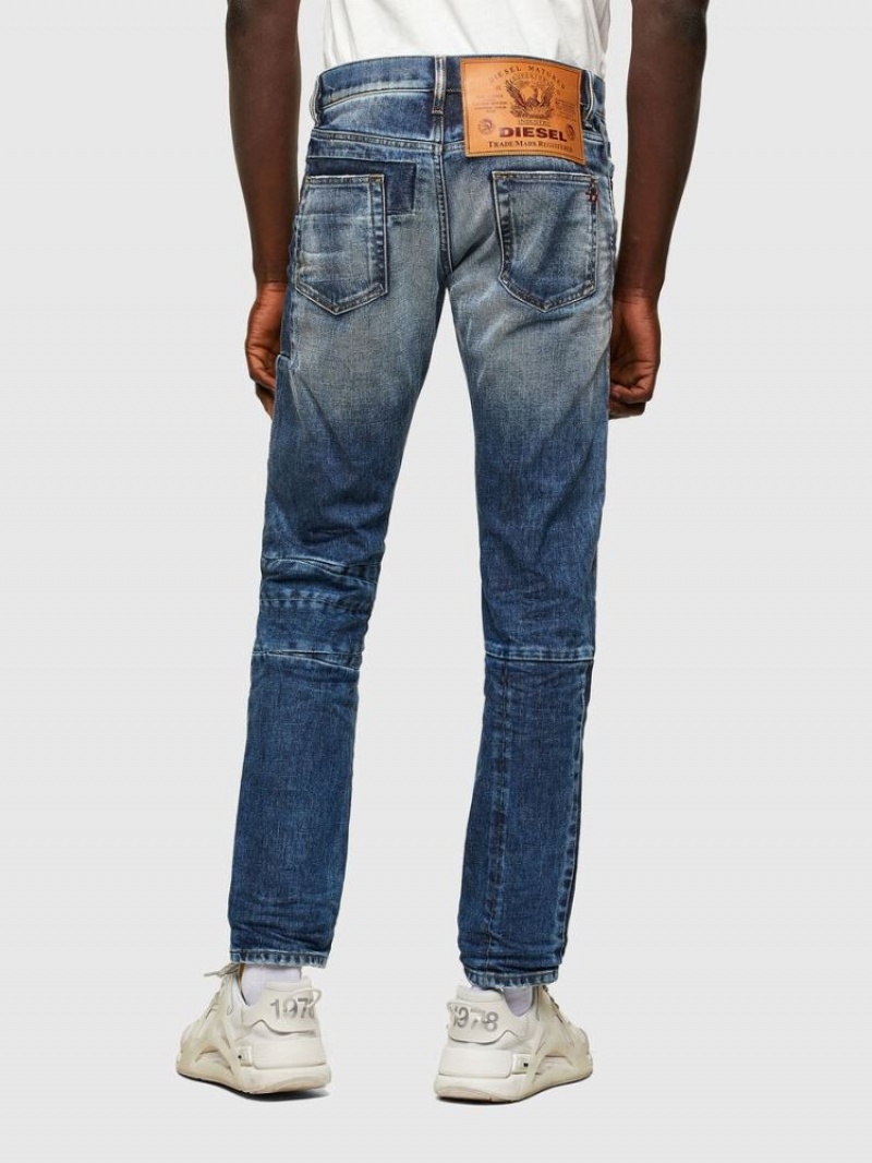 Blue Diesel D Strukt Men's Slim Jeans | 69384ATCK