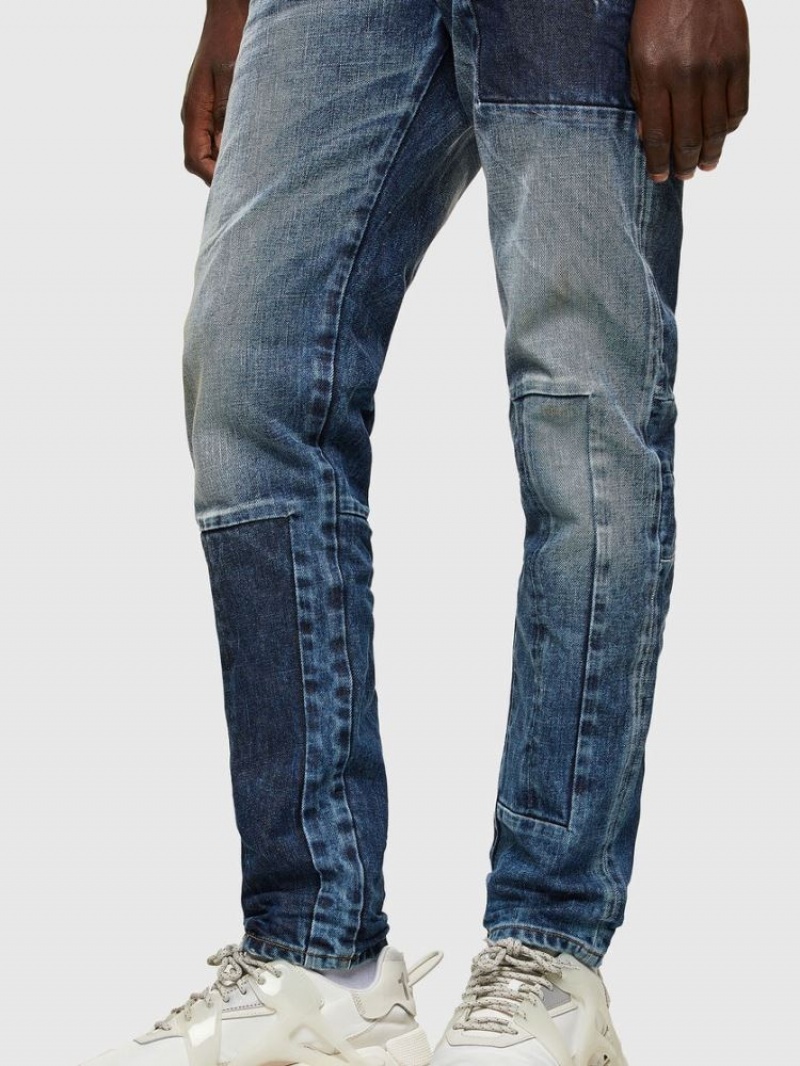 Blue Diesel D Strukt Men's Slim Jeans | 69384ATCK