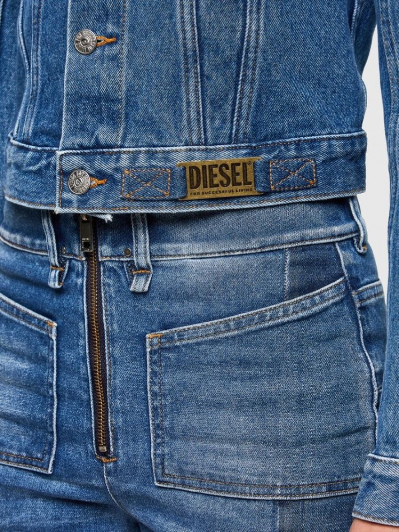 Blue Diesel De Limmy Women's Denim Jackets | 02356RNWC