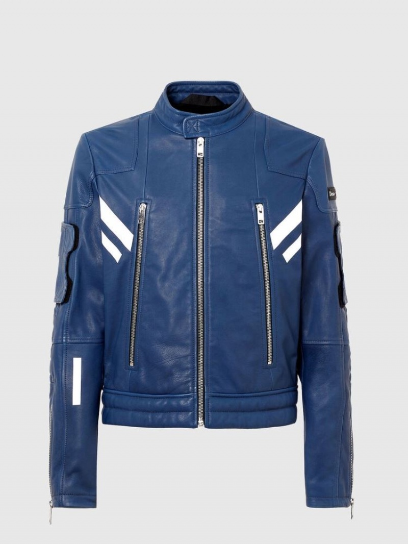 Blue Diesel L Fulk Men's Leather Jackets | 31920LNAX