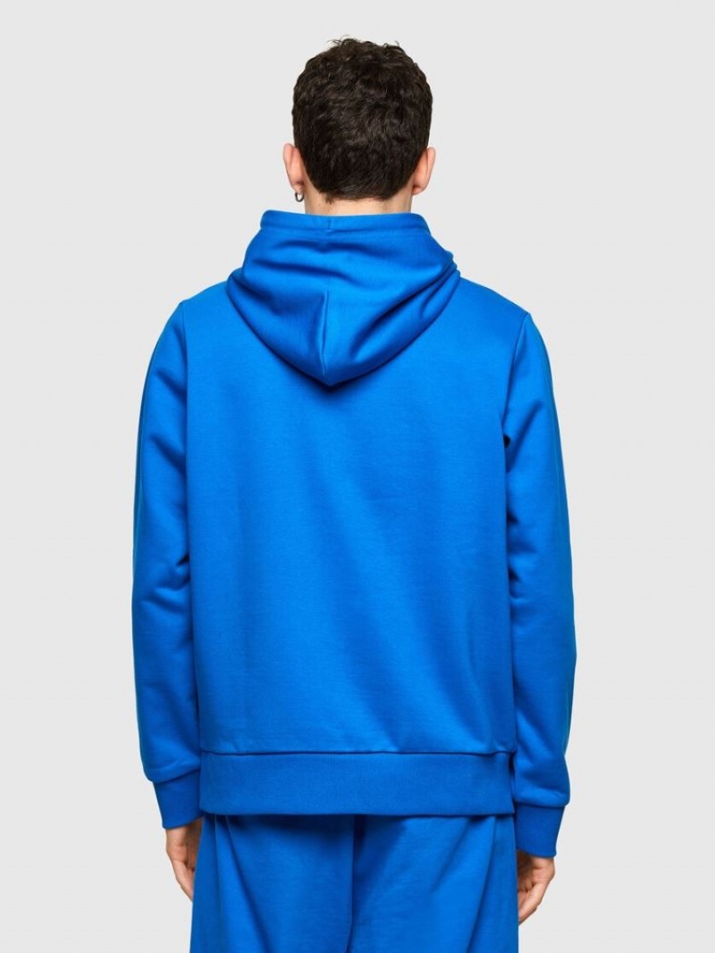 Blue Diesel S Girk Hood K21 Men's Sweatshirts | 01648FBSM