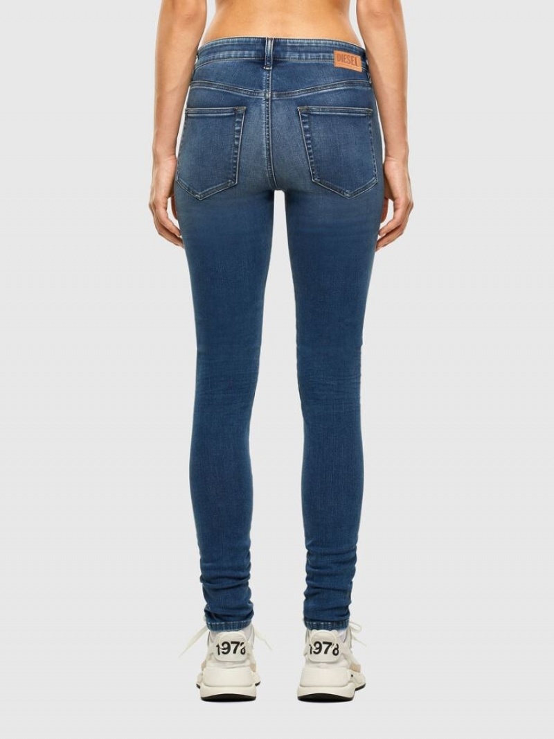 Blue Diesel Slandy Women's Skinny Jeans | 07524NQSI