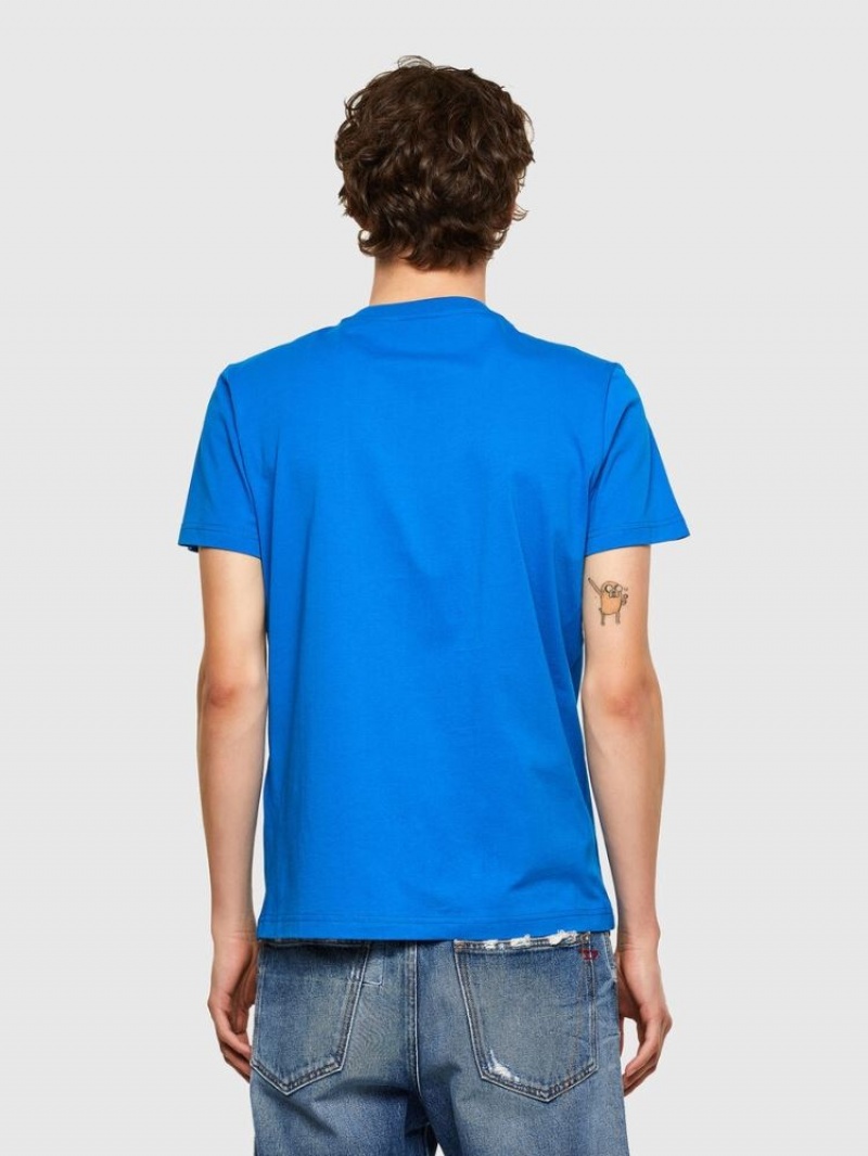 Blue Diesel T Diegos E32 Men's T Shirts | 57938KFIT