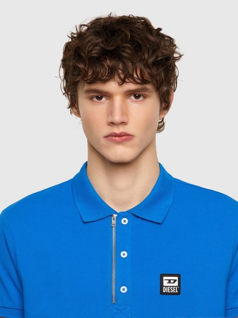 Blue Diesel T Harry Men's Polos | 39640FCKP