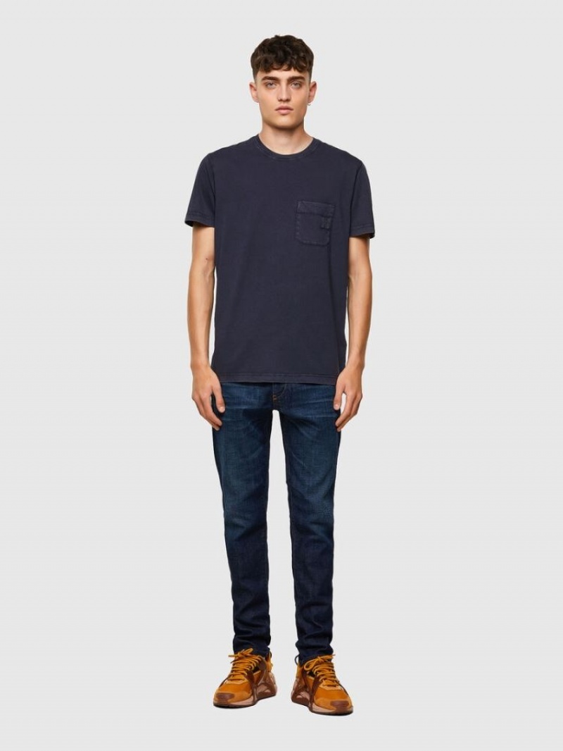 Blue Diesel T Worky Mohi B1 Men's T Shirts | 98410QOHR