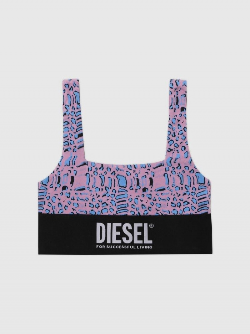 Blue / Pink Diesel Ufsb Louisa Women's Bras | 30624FZXH