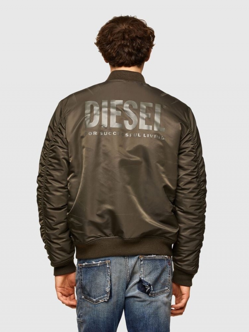 Brown Diesel J Ross Rev Men's Jackets | 16598RJAI