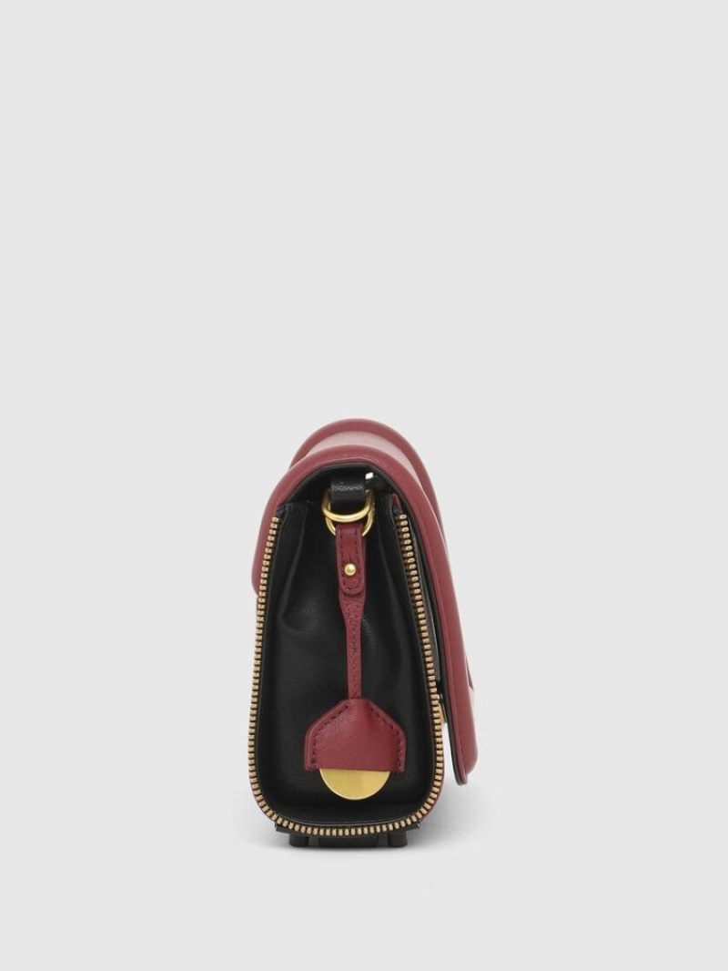 Burgundy Diesel Ybys S Women's Shoulder Bags | 70283LYCG