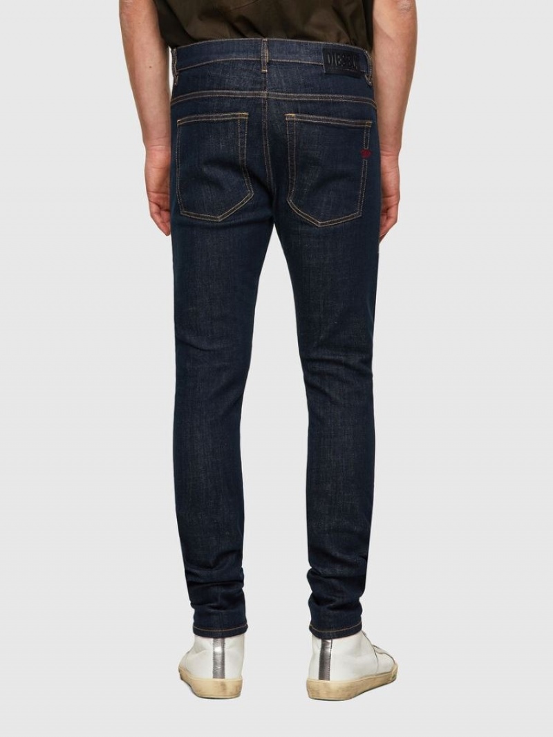 Dark Blue Diesel D Amny Men's Skinny Jeans | 38105QZVD