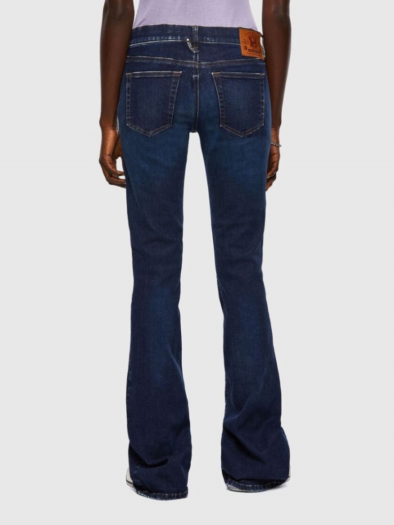 Dark Blue Diesel D Ebbey Women's Bootcut Jeans | 83792WJSU