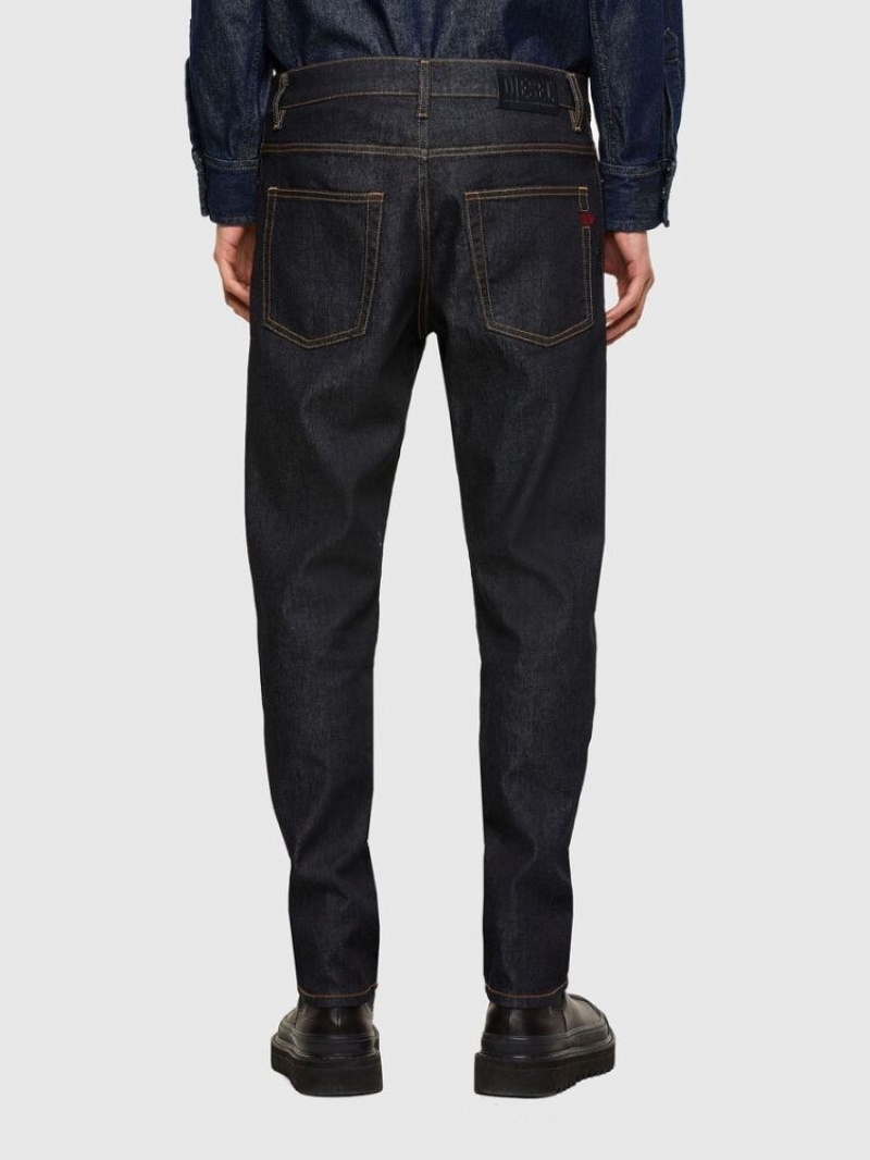 Dark Blue Diesel D Fining Men's Tapered Jeans | 18453HKQX