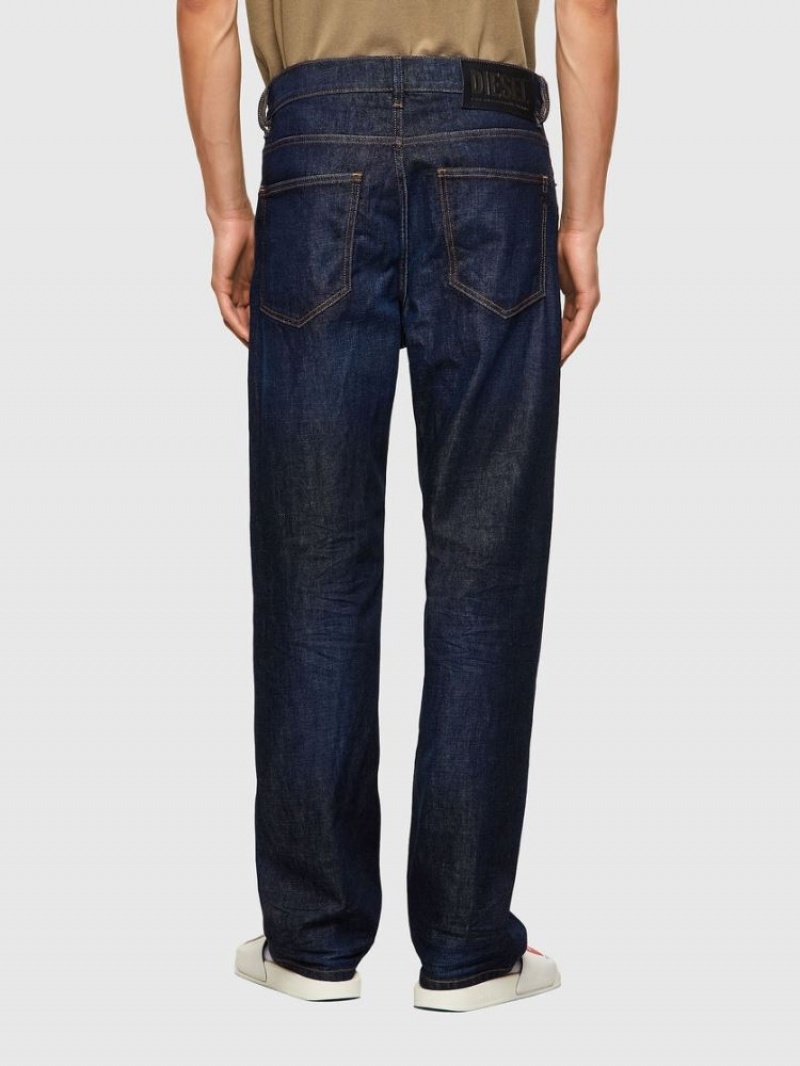 Dark Blue Diesel D Macs Men's Straight Jeans | 12879UFOX