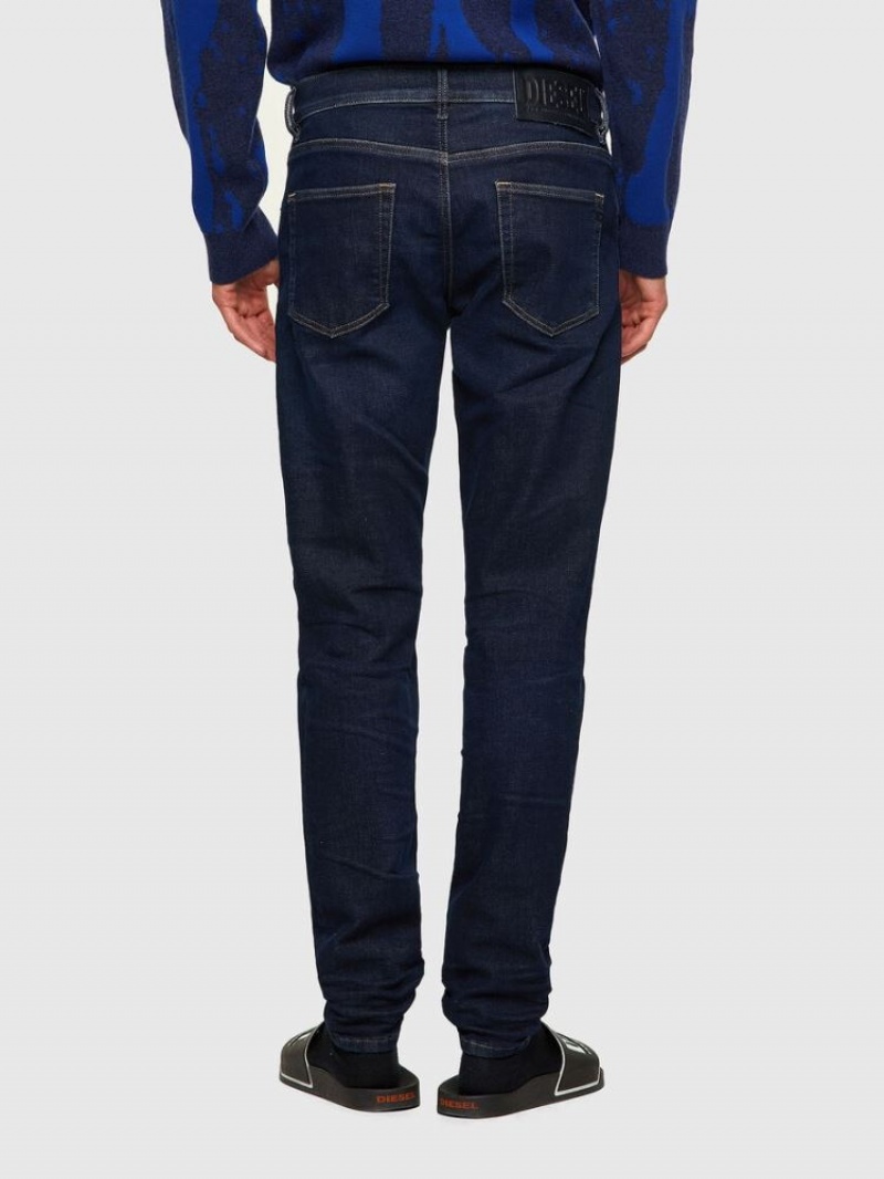 Dark Blue Diesel D Strukt Slim Men's Joggjeans | 78104QKAP