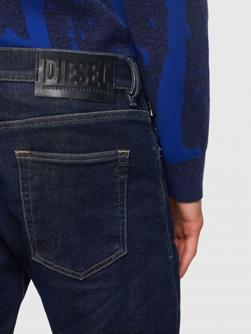 Dark Blue Diesel D Strukt Slim Men's Joggjeans | 78104QKAP