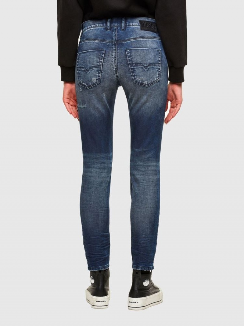 Dark Blue Diesel Krailey Women's Joggjeans | 45821ETLO