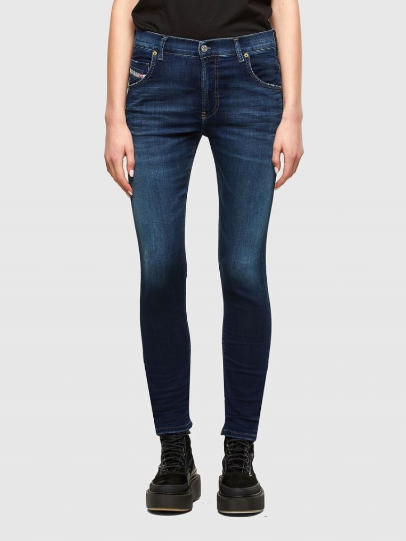 Dark Blue Diesel Krailey Women\'s Joggjeans | 78930LOTY