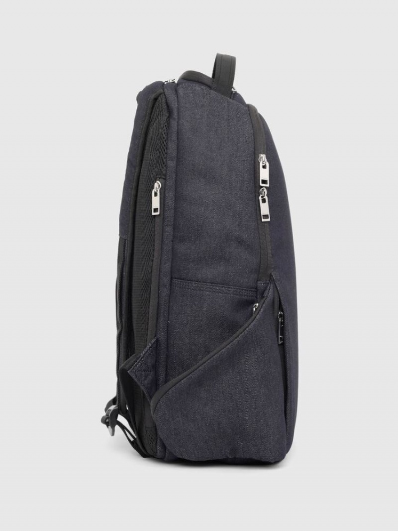 Dark Blue Diesel Philot Men's Backpack | 90541HIDM