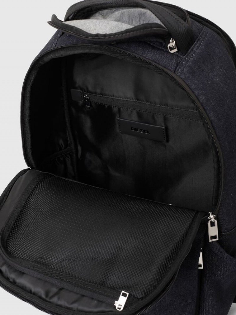 Dark Blue Diesel Philot Men's Backpack | 90541HIDM