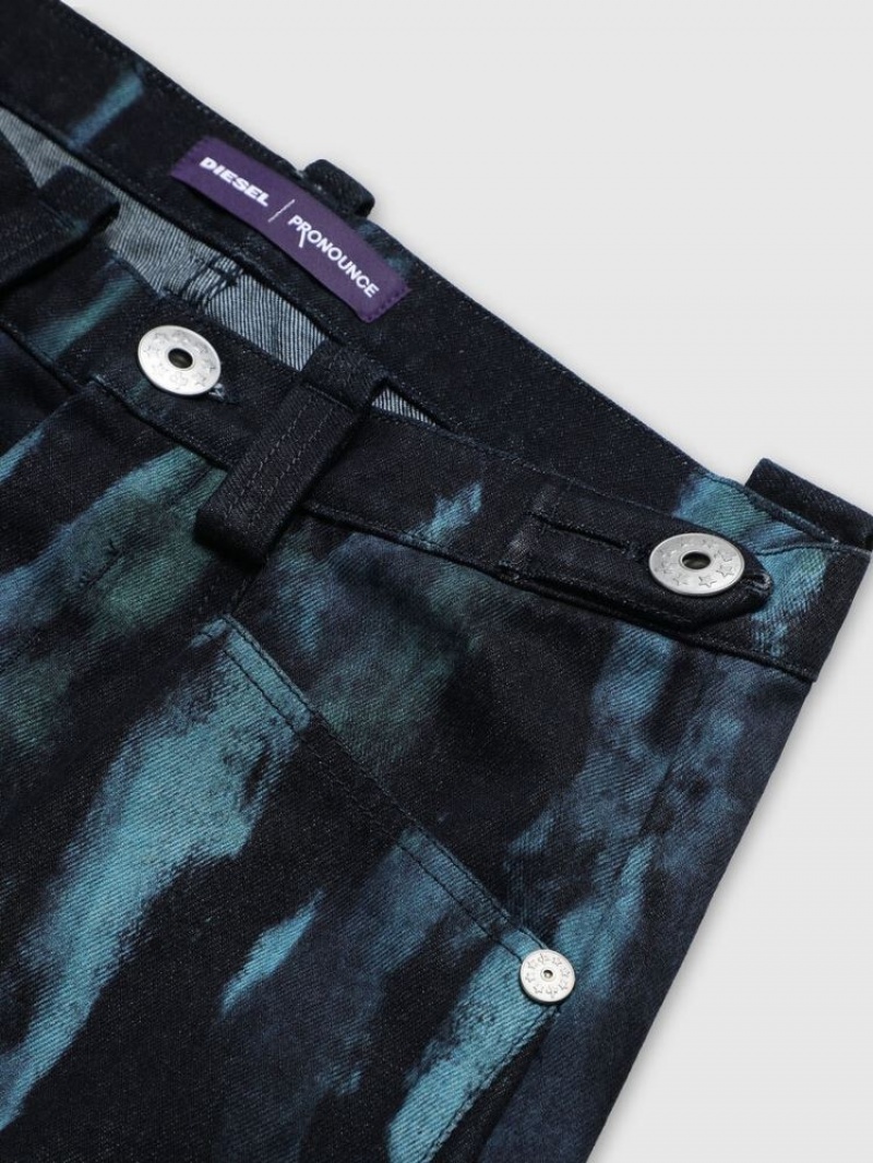 Dark Blue Diesel Pr Pt03a Men's Pants | 34507MCTV