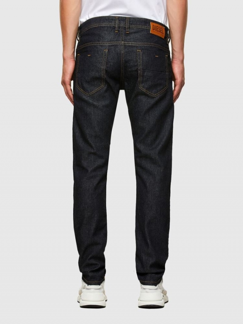 Dark Blue Diesel Thommer Men's Slim Jeans | 69351DXUL