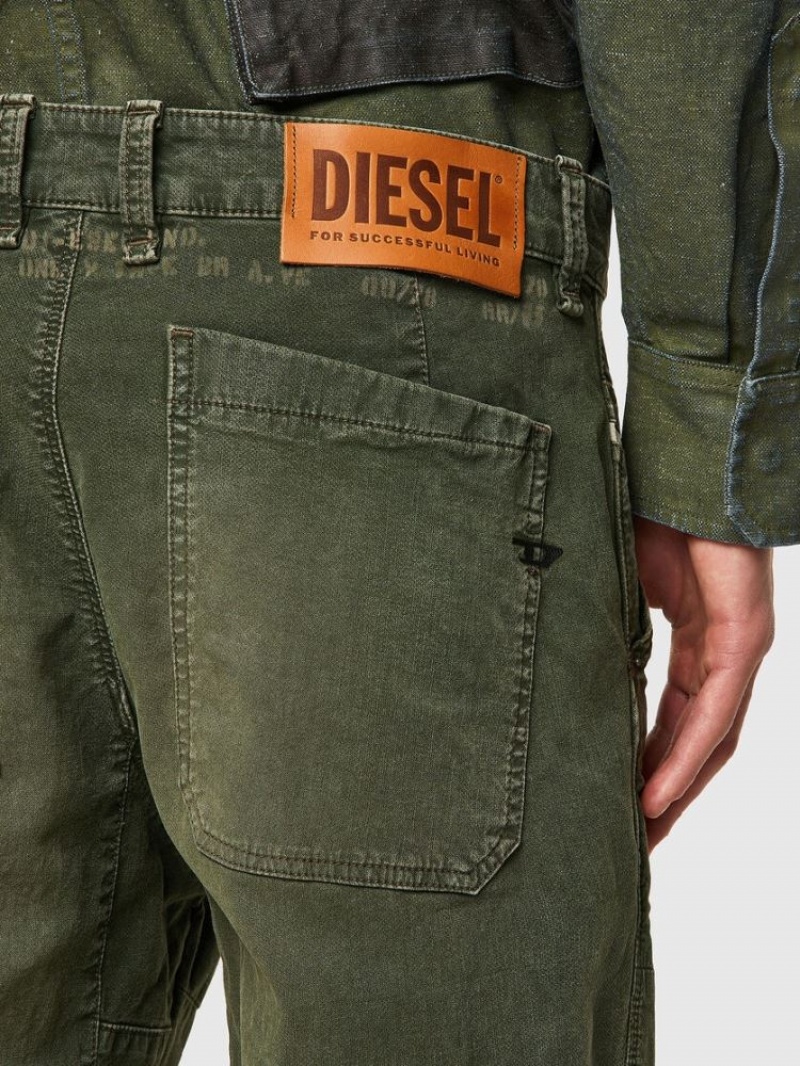 Green Diesel D Azerr Straight Men's Joggjeans | 64259MTRU