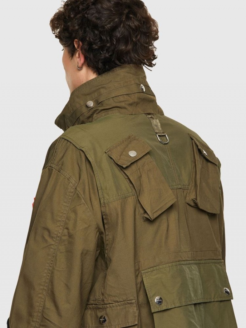 Green Diesel J Battle Men's Jackets | 47509MYXO