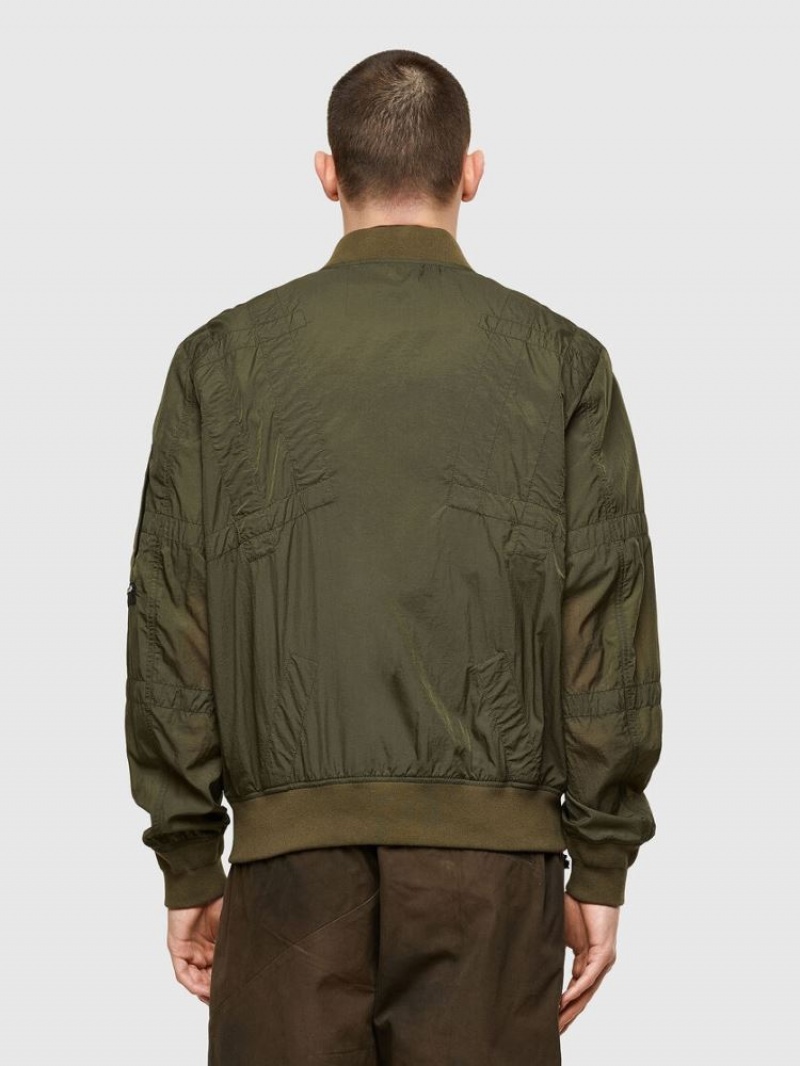 Green Diesel J Olive Men's Jackets | 78364DOKL