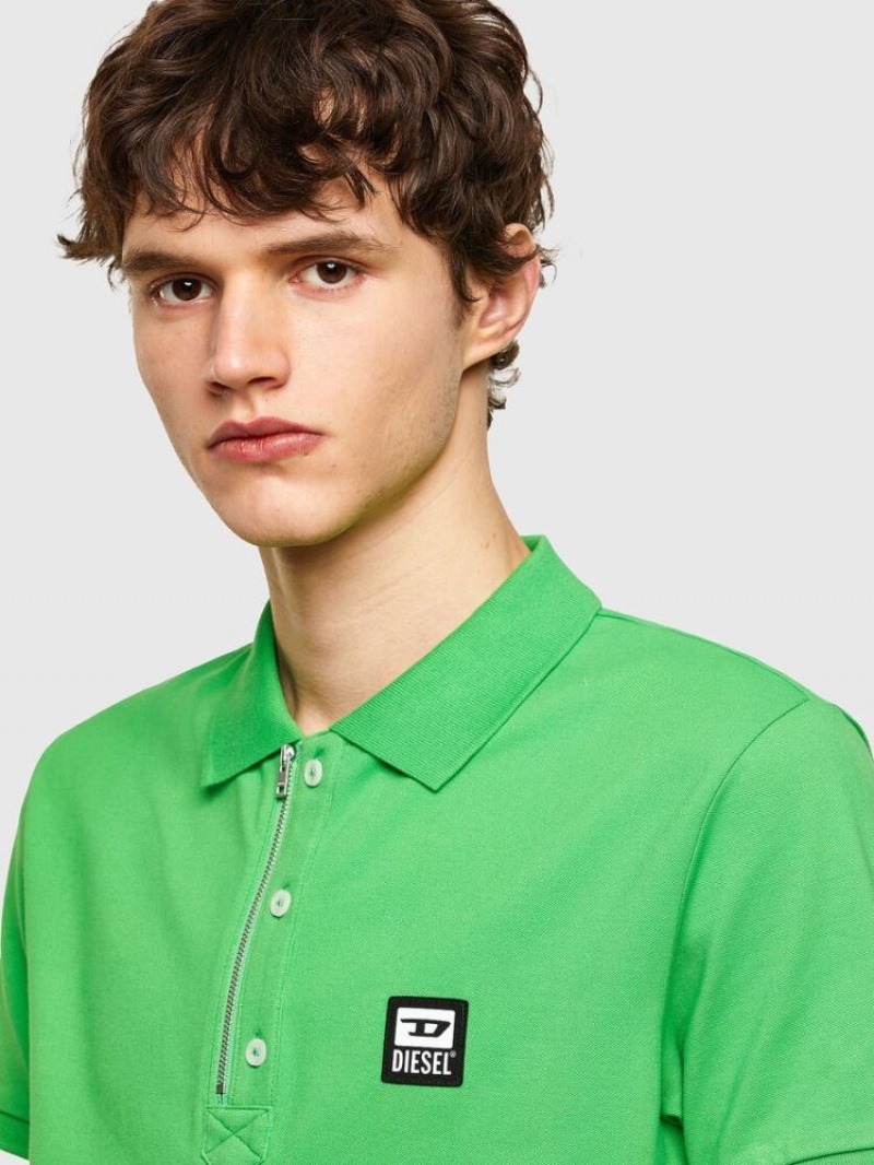 Green Diesel T Harry Men's Polos | 19507AUJD