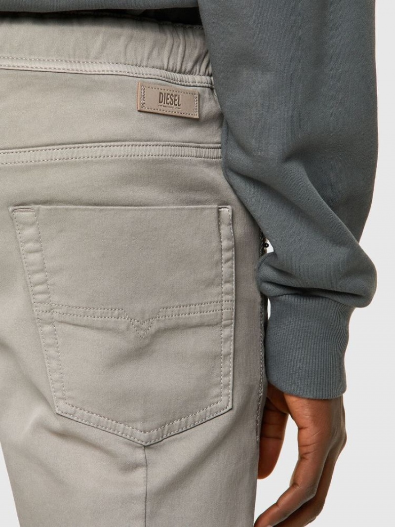 Grey Diesel D Krooshor Men's Shorts | 52986LIRW