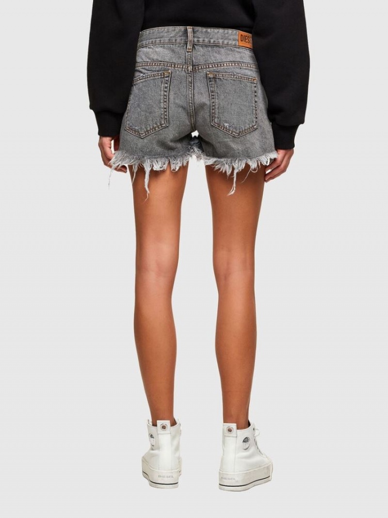 Grey Diesel De Rifty Women's Shorts | 01287OWLY