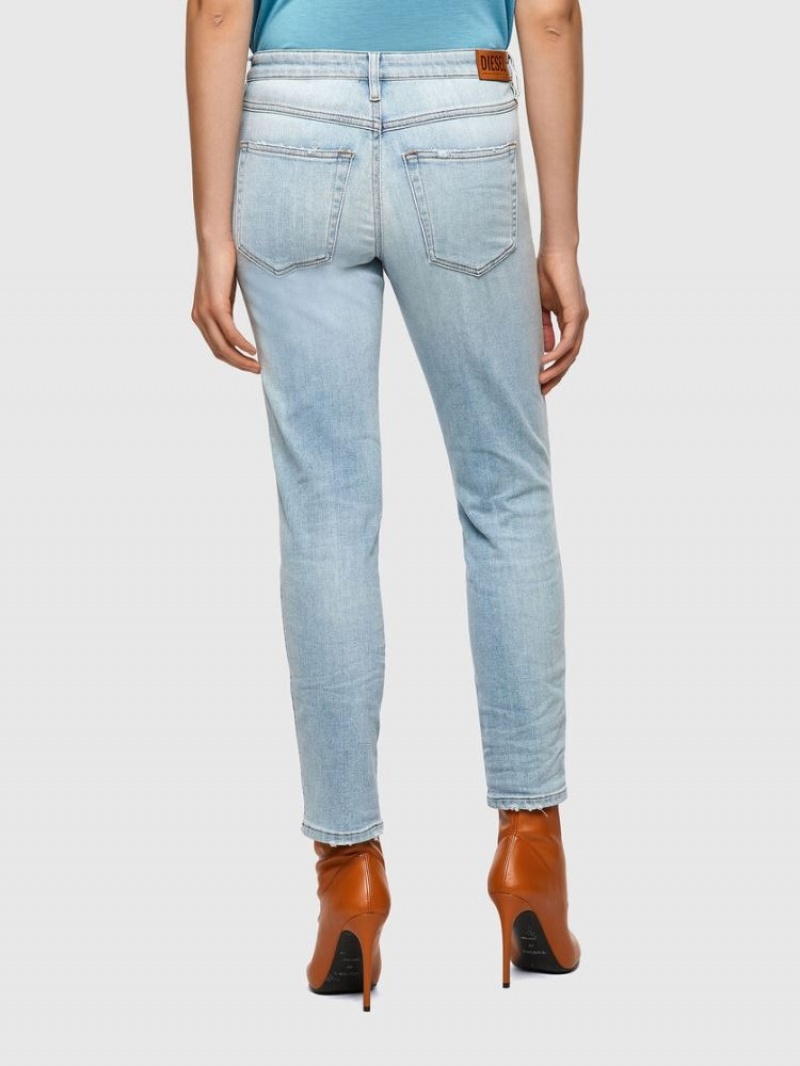 Light Blue Diesel Babhila Women's Slim Jeans | 52067YZVX